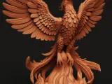 Rising Phoenix Statue | Fire Bird Mythology Figure-4