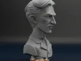 Tesla Bust-2