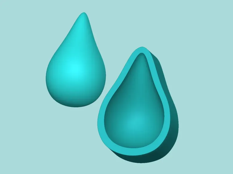 Water Drop Mold - Silicon Maker Template