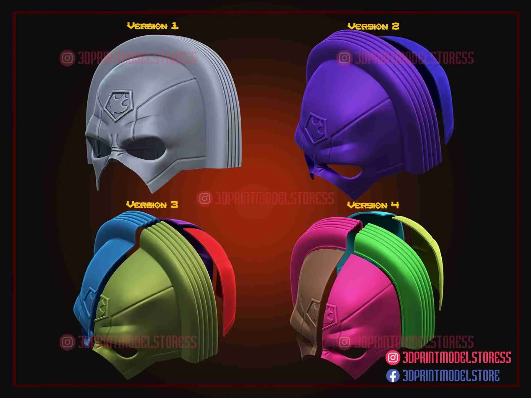 Capacete Peacemaker - Máscara de cosplay do filme Esquadrão Suicida