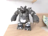 Tibbers BEar  Lowpoly Low poly-0