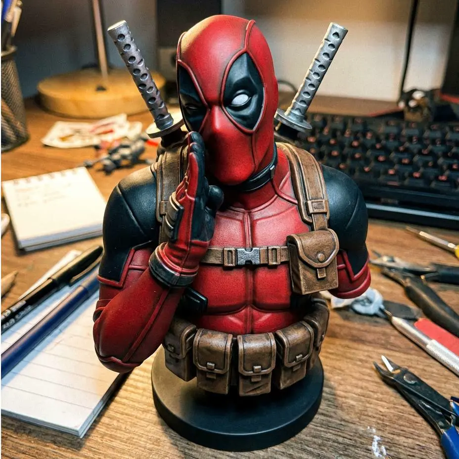 Deadpool "Shhh" Bust | High Detail Marvel Figure
