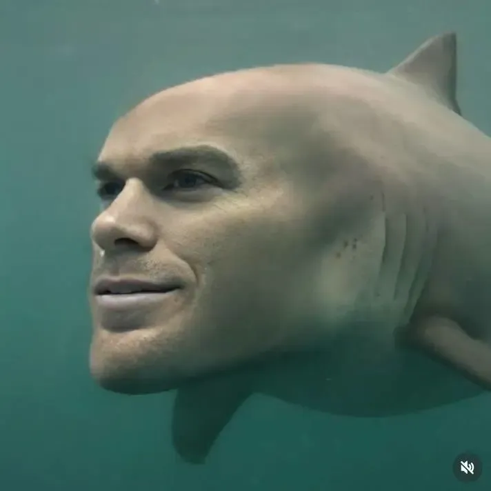 Shark man 3d model