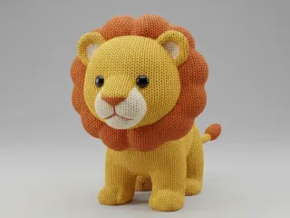 Brave Little Knit Lion – Noah0x03