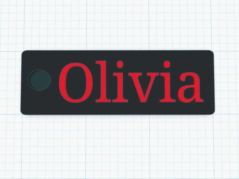 Olivia Keychain