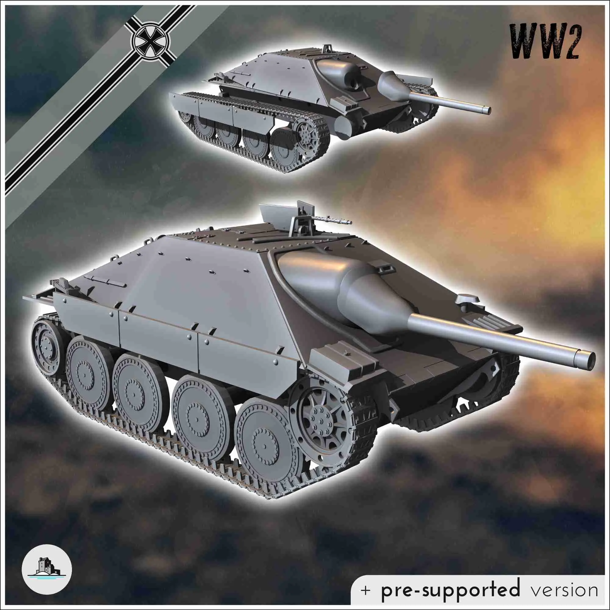 Jagdpanzer 38(t) Hetzer (Sd.Kfz. 138-2) - Germany WW2 WWII H