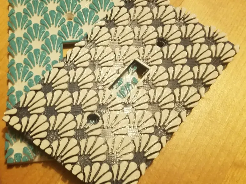 Art Deco Lightswitch Plate