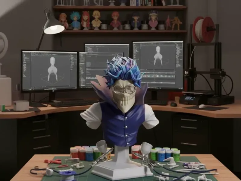Okarun Bust