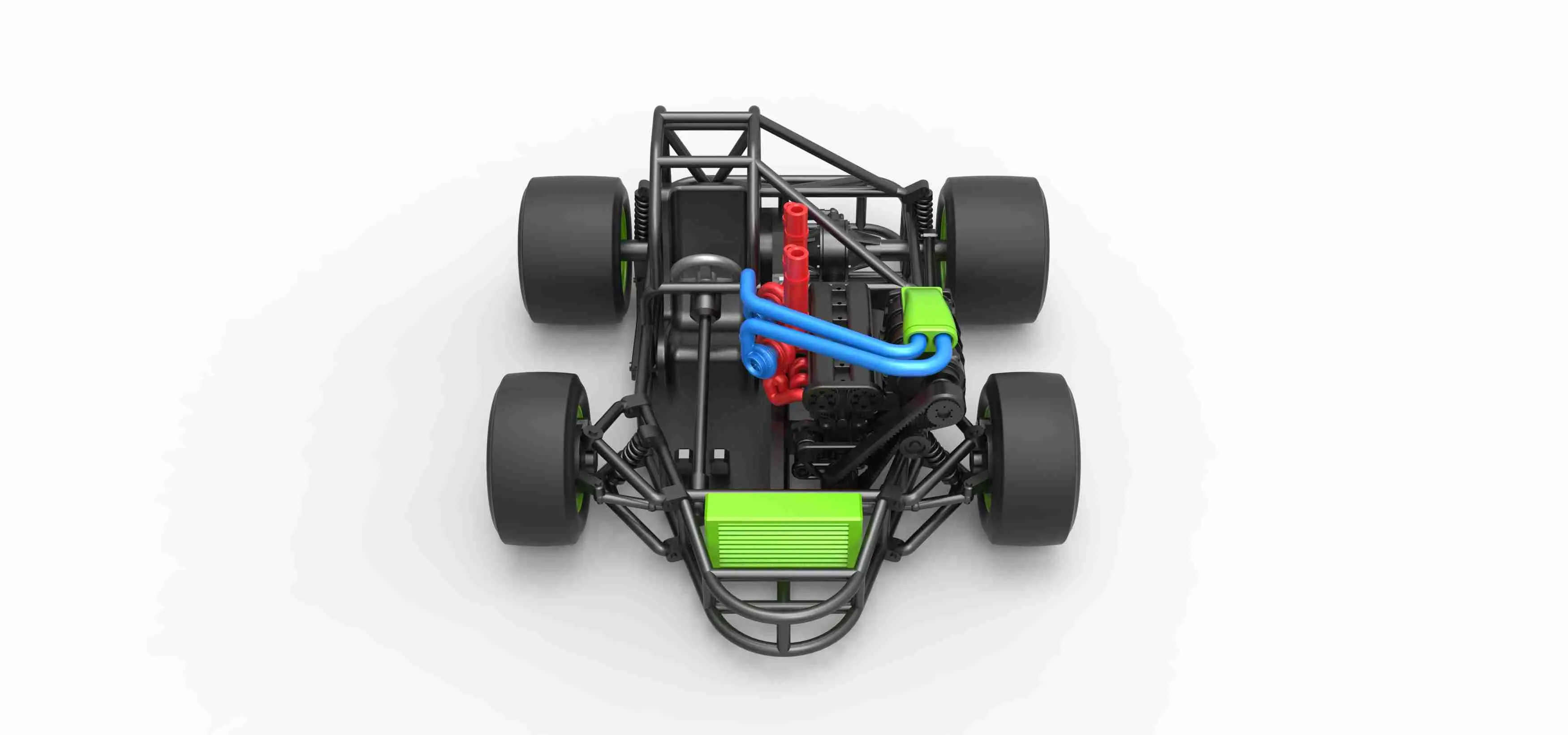 Concept crazy kart Scale 1:25