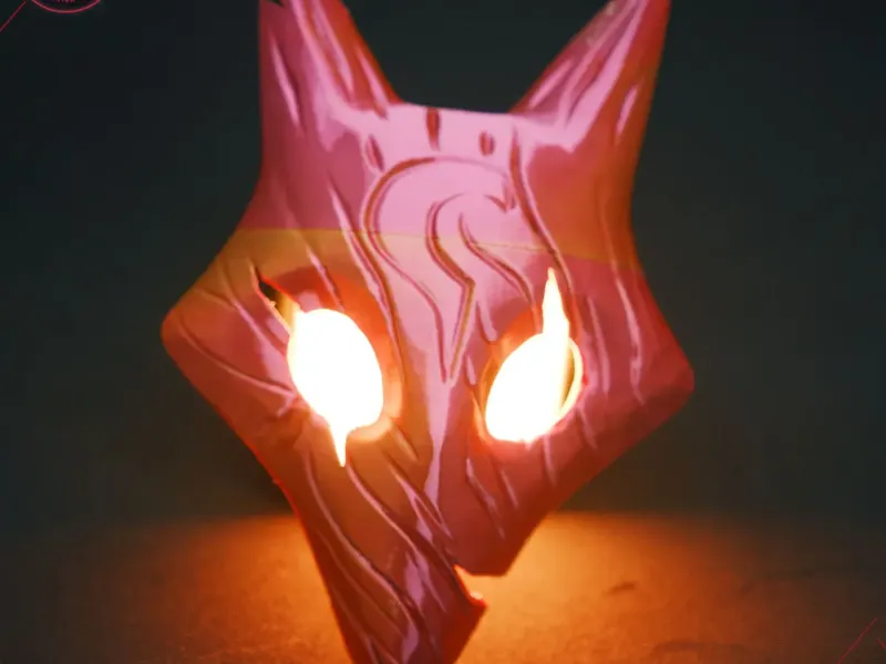 Kindred Wolf Maske - Cosplay Halloween Dekoration