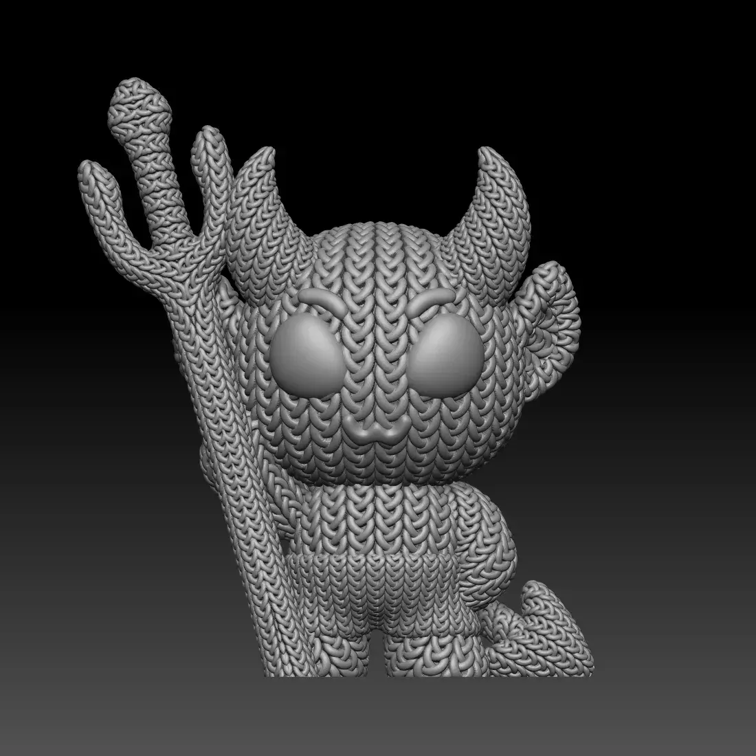 Knitted Devil