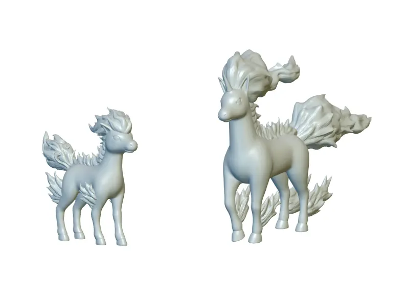 Pokemon Ponyta & Rapidash (#77 & #78) - 3D Printing!