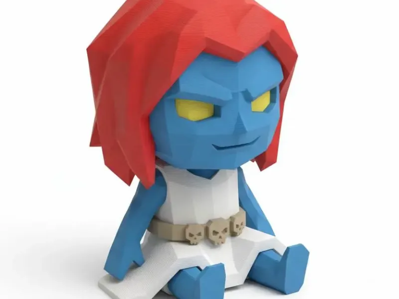 Mystique Chibi Figure 🔵🦸‍♀️