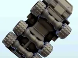 All-terrain SF vehicle on wheels 13 - sci-fi science fiction-4