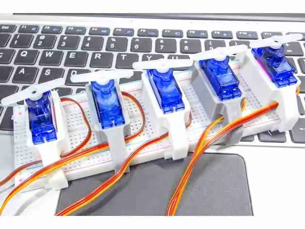 SG90 Servo Motor Bracket for Breadboard