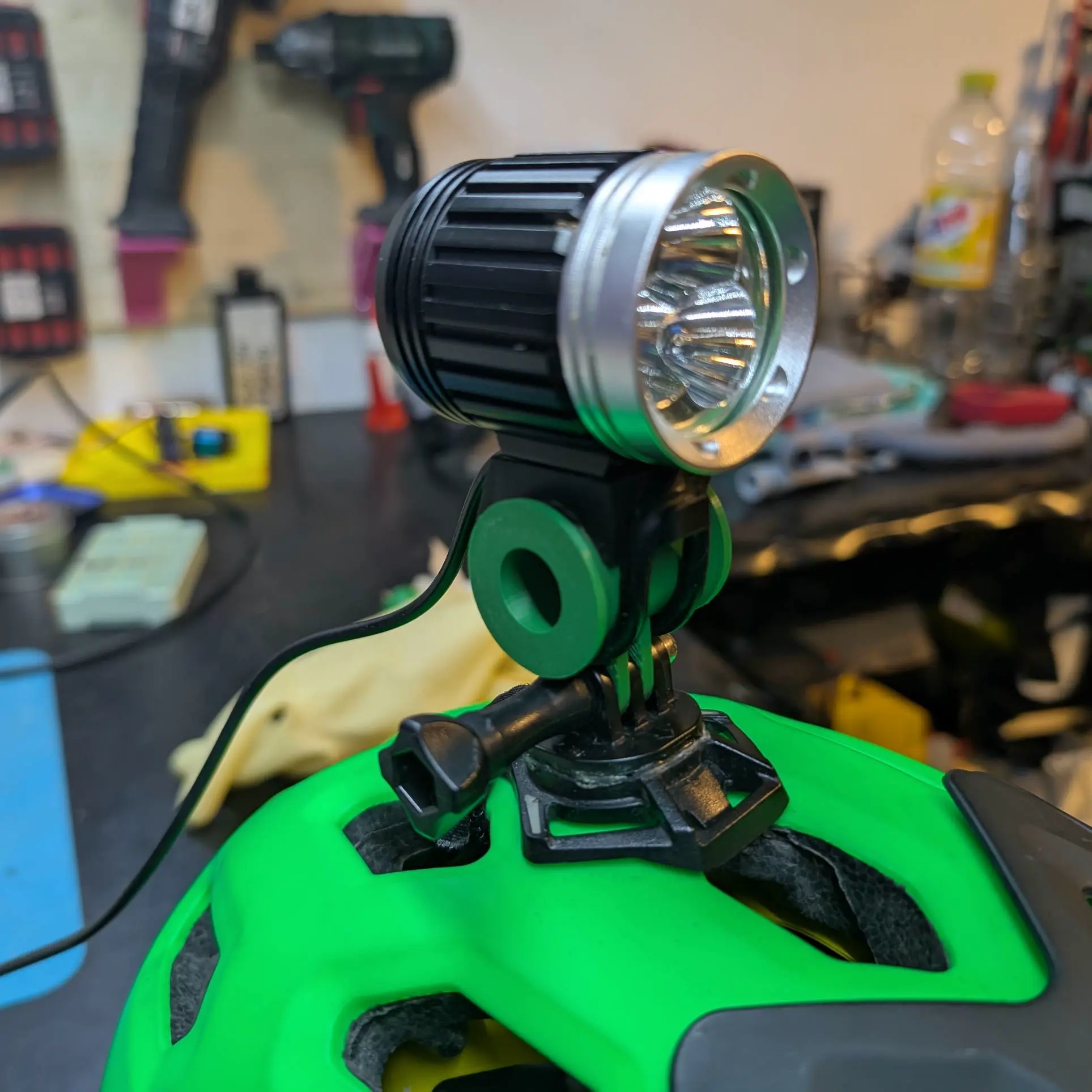 Bicycle Light Adapter for Action Camera Mount (Helmet/Handle