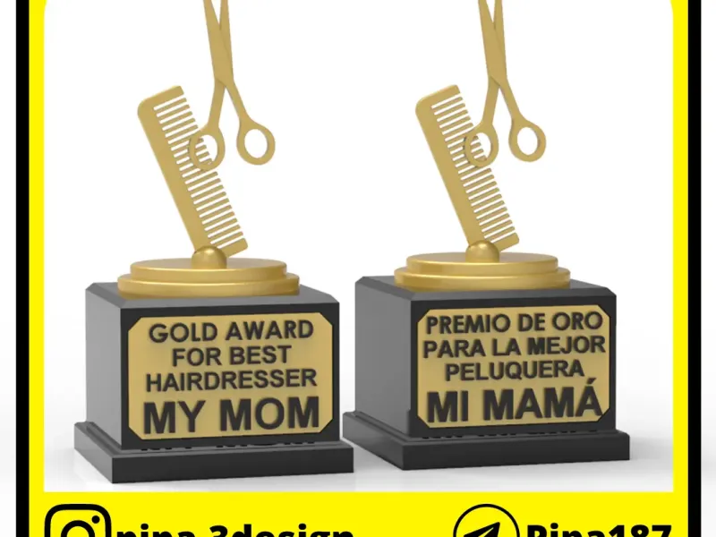 MOTHER'S DAY TROPHY - HAIRDRESSER