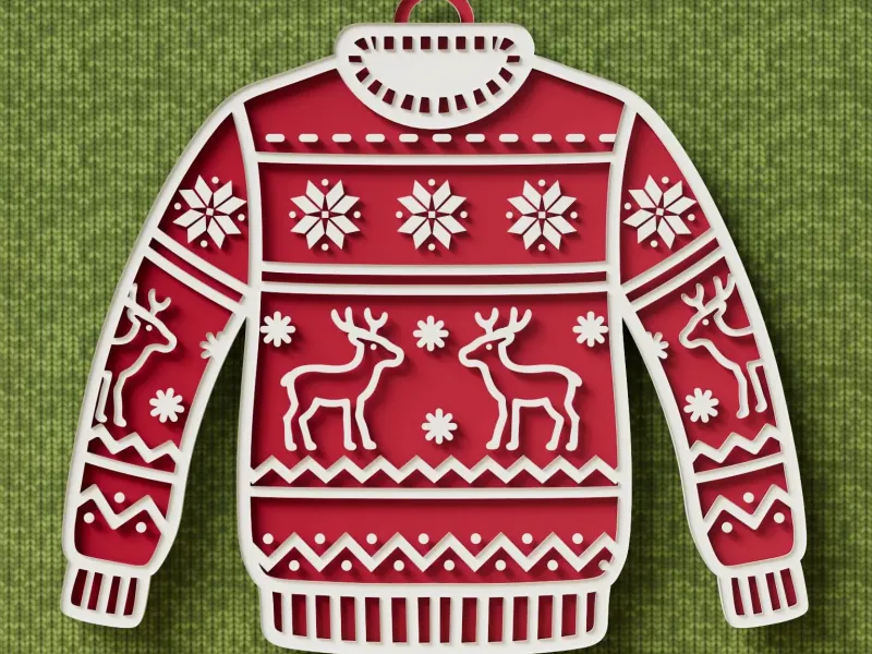 Christmas ornament - sweater