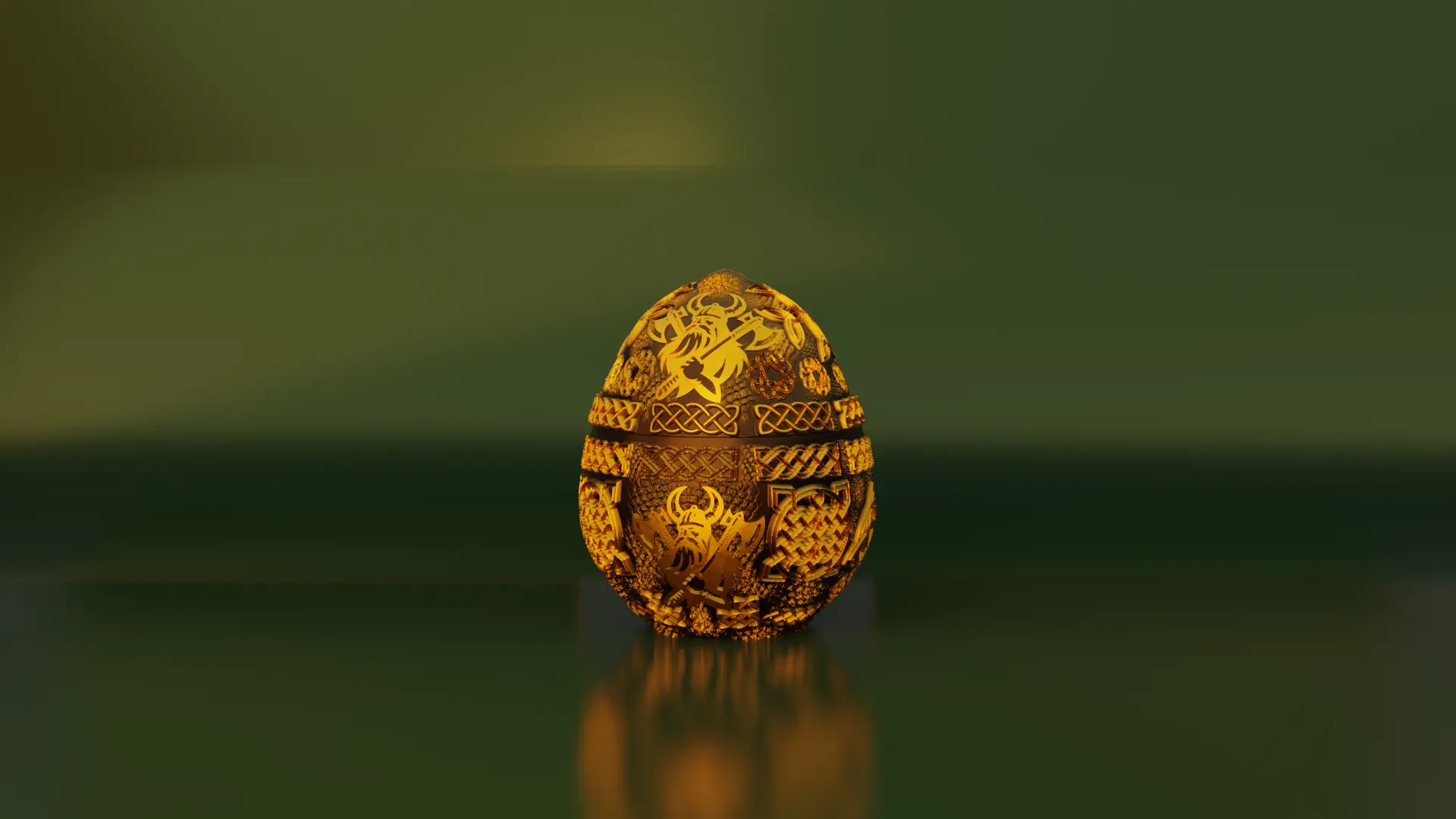 Celtic Viking Egg container