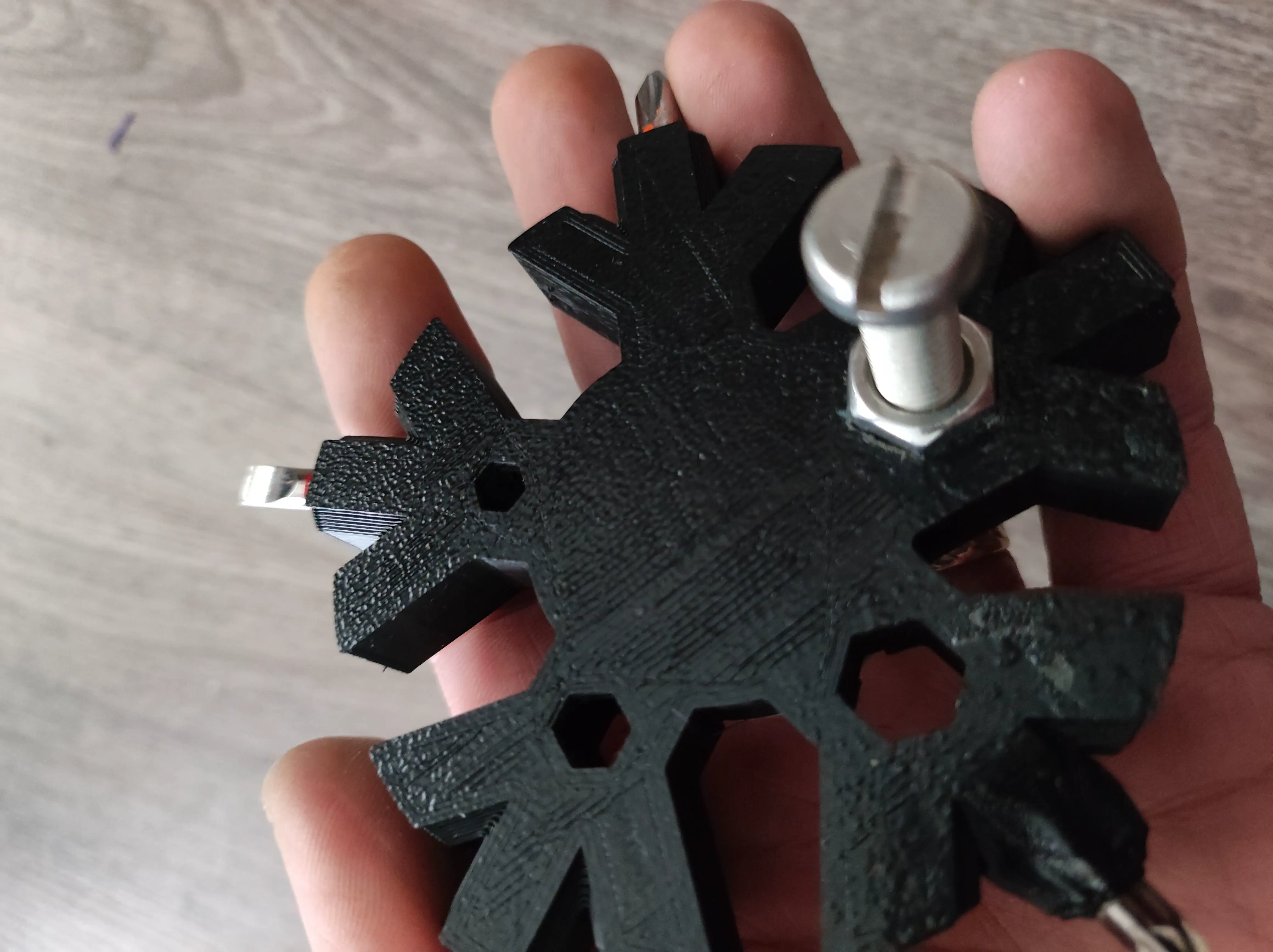 schneeflocke Multitool Bithalter Gadget