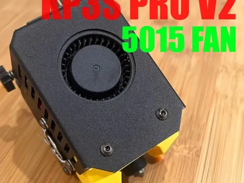 Kingroon KP3s Pro V2 - قناة مروحة 5015