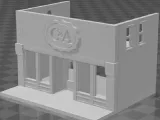 C&A store, N gauge-0
