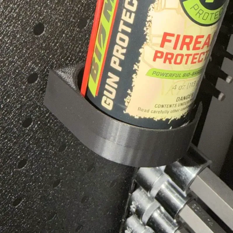 Otis Firearm Protectant 4oz(113g) Can Holder For Pegboard