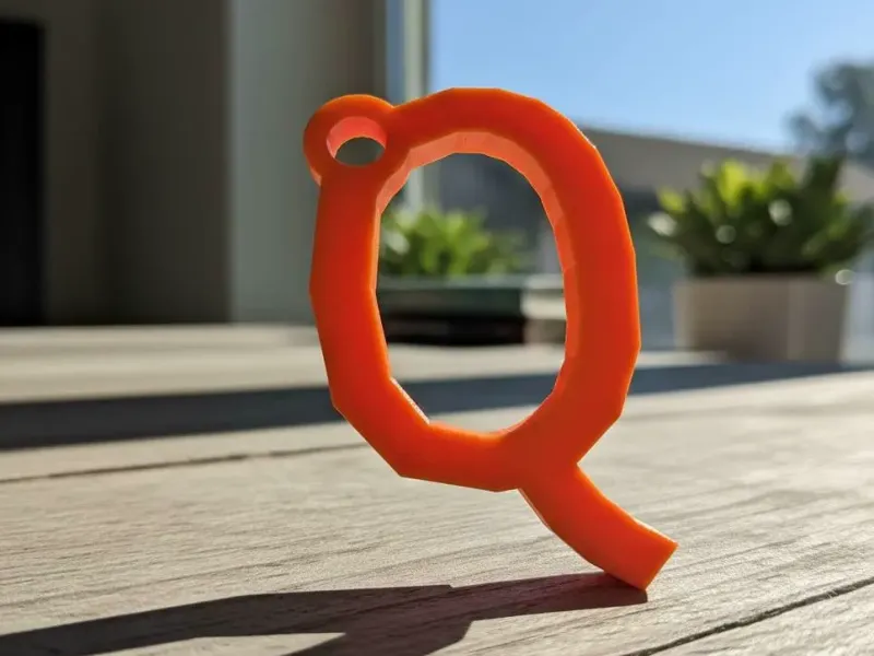 Q keychain