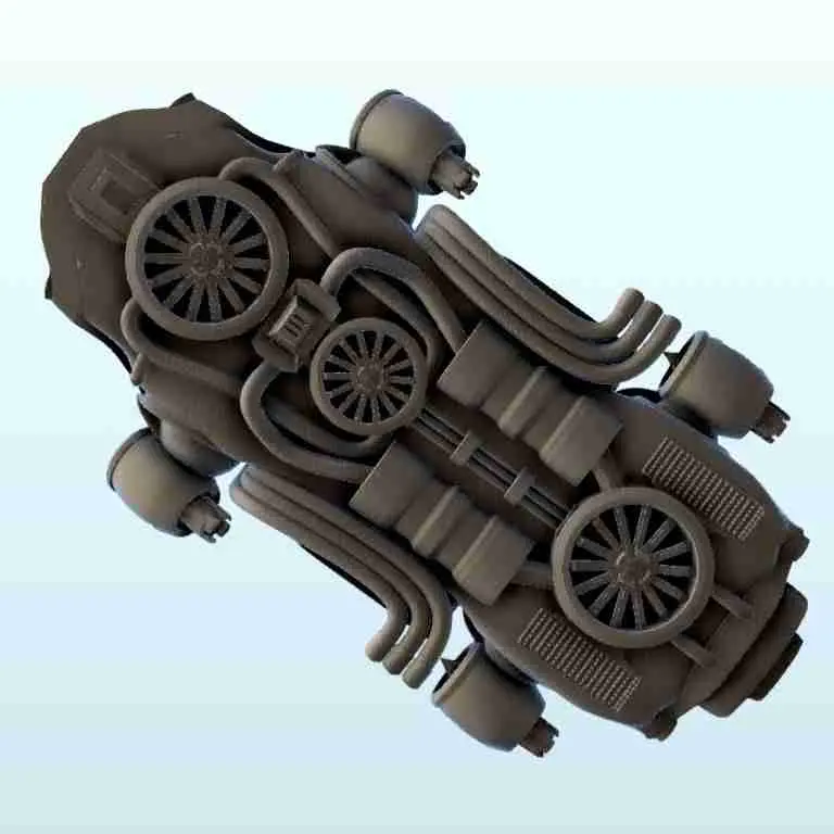 Auto volante SF 25 - fantascienza futuro 40k legione