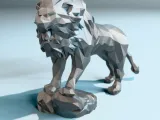 Low Poly Lion-0