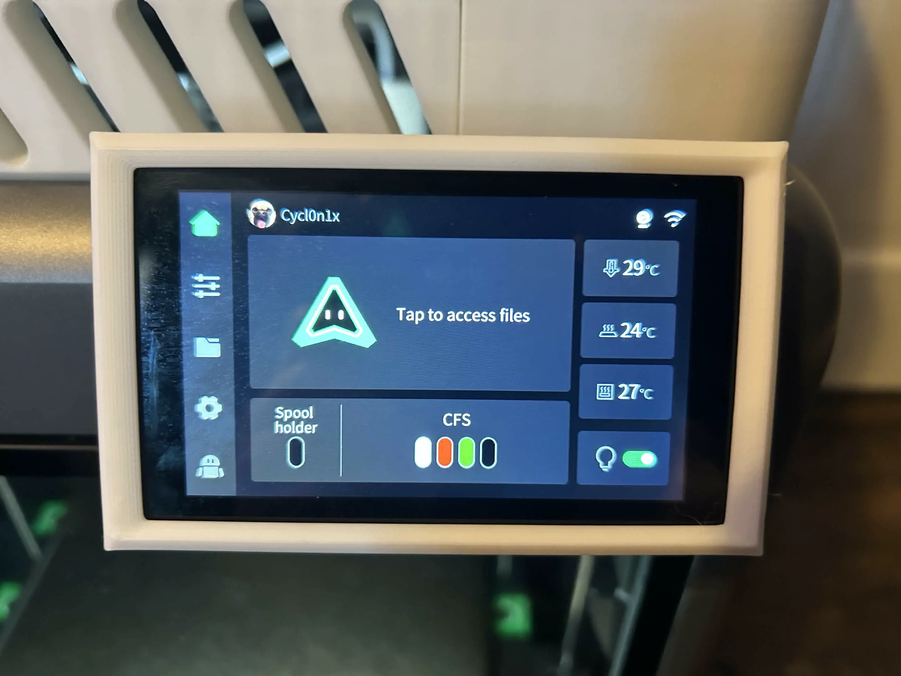 K2/K2 Pro screen frame