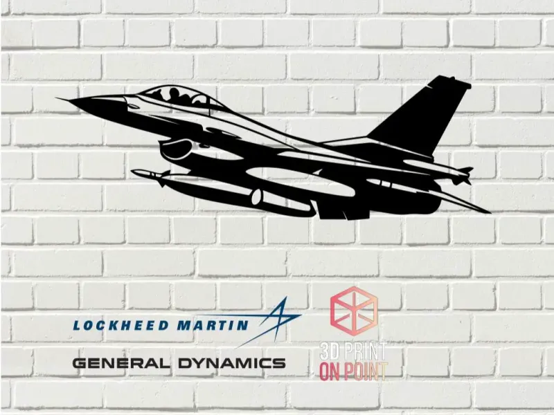 F-16 Fighting Falcon - 2D WALL ART