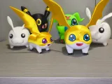 Digimon Patamon Standing Pose Single-Color Print Assembly Edition-8