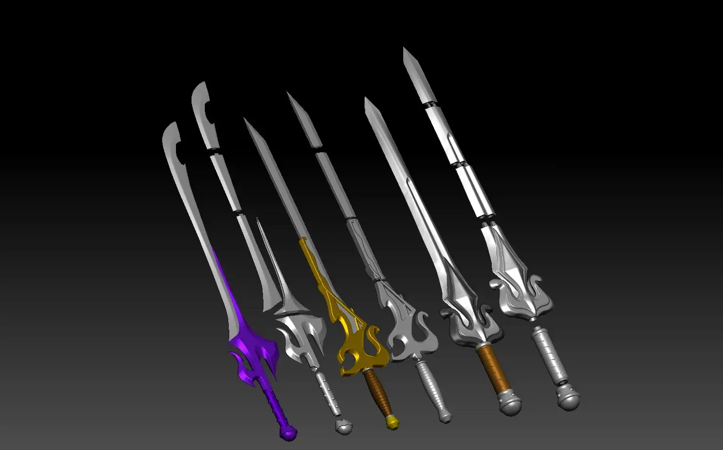 He-man REAL SIZE SWORDS - SERIES FAN ART