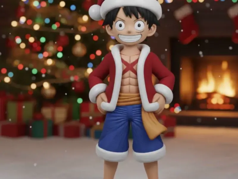 Christmas Captain Luffy