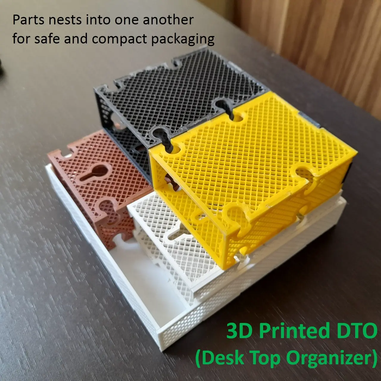 dTO (Desk Top Organizer) stampato in 3D