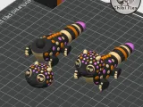Flexi Mini Choco Pebbles Gila Monster | Movable Head Version-4