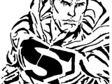 Superman stencil 4-0