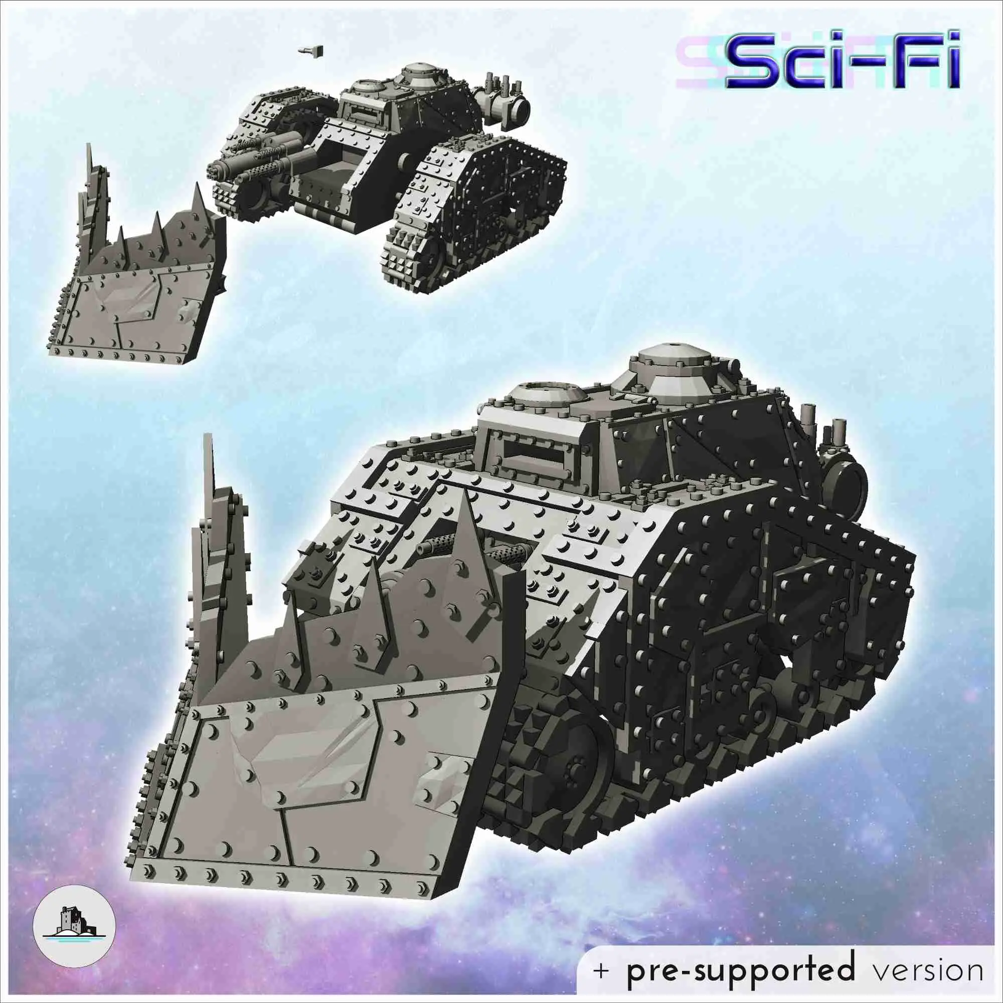Ork Sci-Fi Fahrzeuge Pack Nr. 1 - Miniaturen Warhammer 40k 40