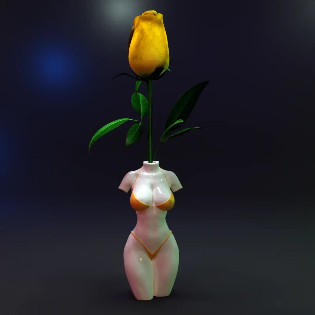 Bikini Flower Pot