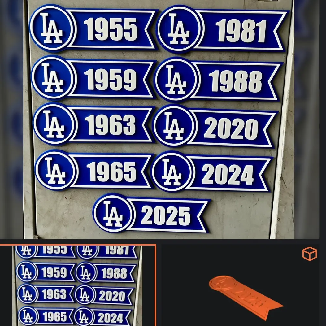 Dodgers 2025 World series Pendant