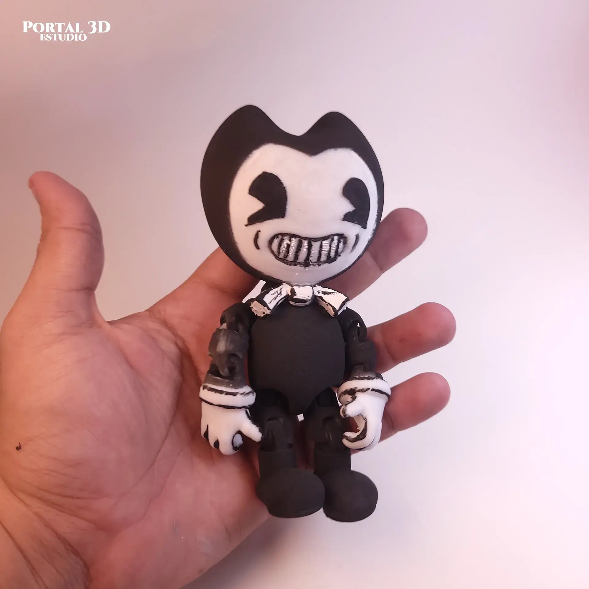 Cartoon Bendy / PRINT-IN-PLACE WITHOUT SUPPORT