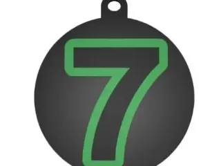 Keychain Number 7