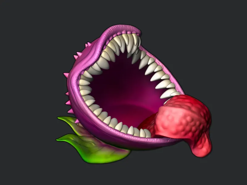 Flor depredadora, atrapamoscas, cubo🌺