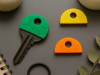 Simple Key Cover with Honeycomb Pattern
