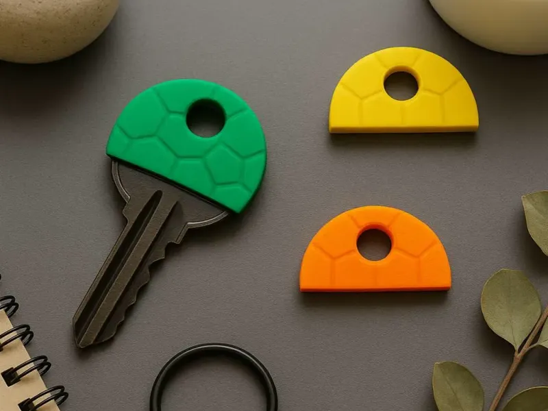 Simple Key Cover with Honeycomb Pattern