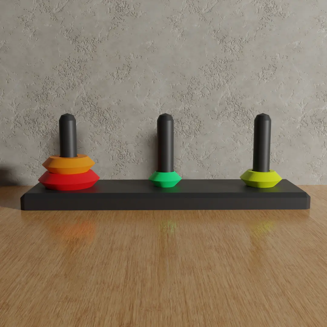 hanoi tower puzzle