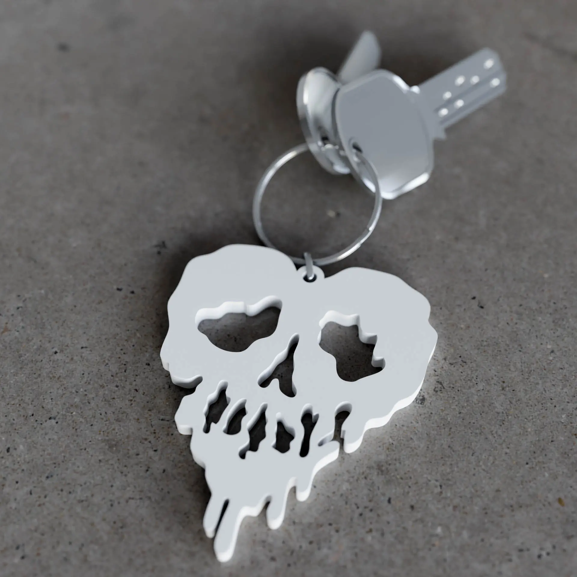 Dropdead Heart Keychain