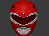 Mighty Morphin Power Ranger Cosplay Helmet - Red Ranger-3