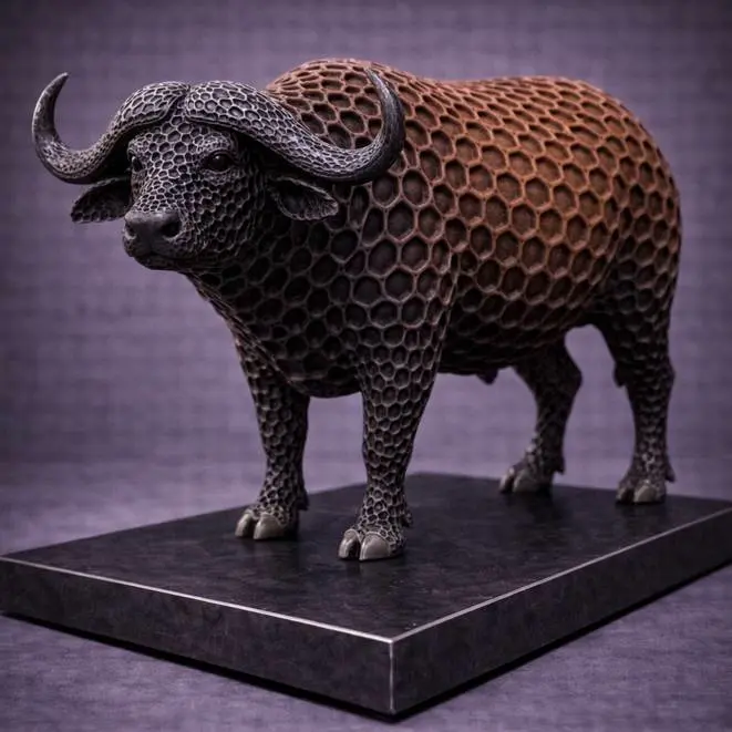 Cape Buffalo, Hexa Statue
